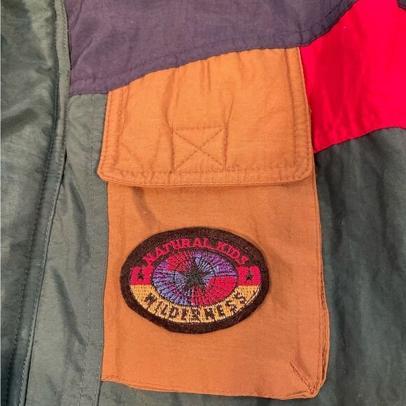 NATURAL KIDS BY JONATHAN STONE UNISEX MULTICOLOR PUFFY COAT JACKET SIZE 18/20 - Picture 6 of 16